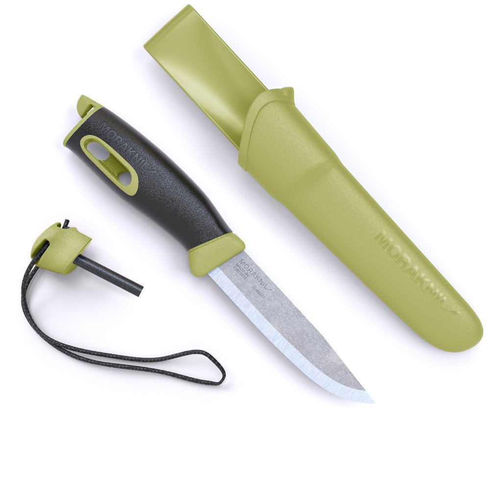 Нож Morakniv Companion Spark зеленый Фото 1